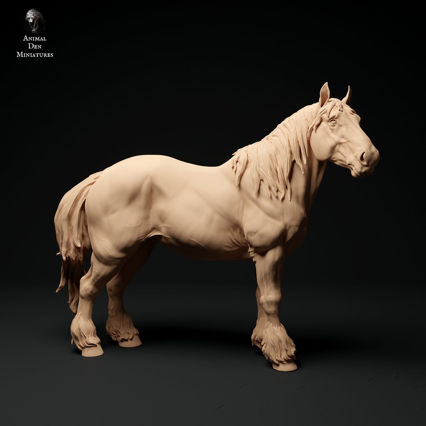 Suffolk Punch Pferde-Paket-Set - Animal Den Miniatures