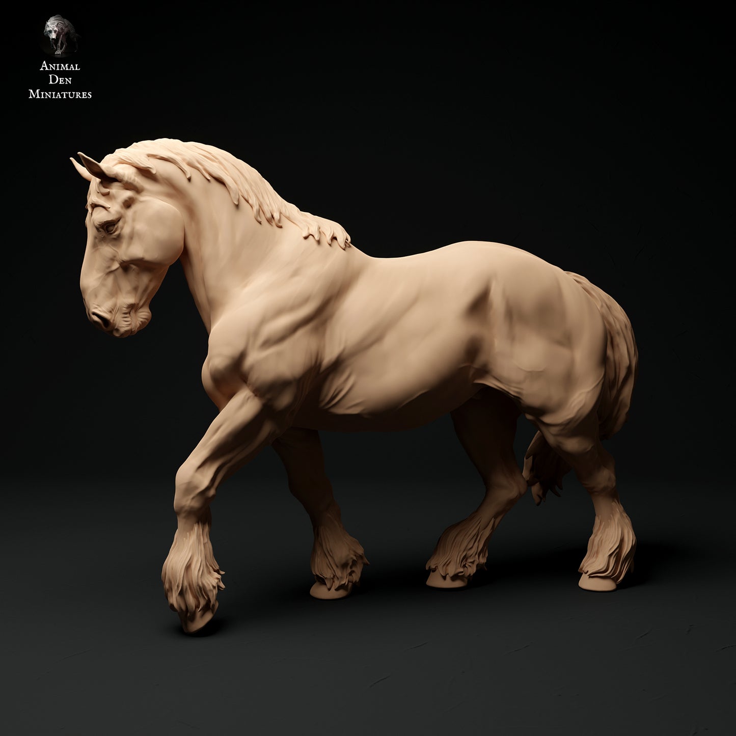 Suffolk Punch Pferde-Paket-Set - Animal Den Miniatures