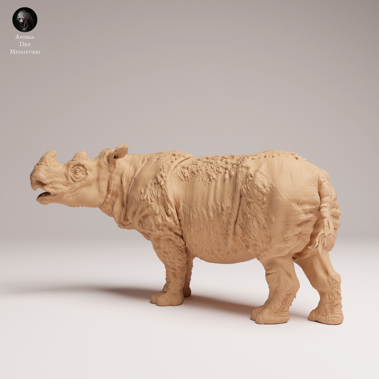 Sumatran Rhino Male - Animal Den Miniatures
