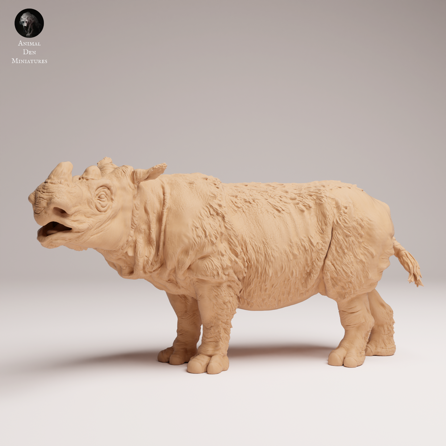 Sumatran Rhino Male - Animal Den Miniatures