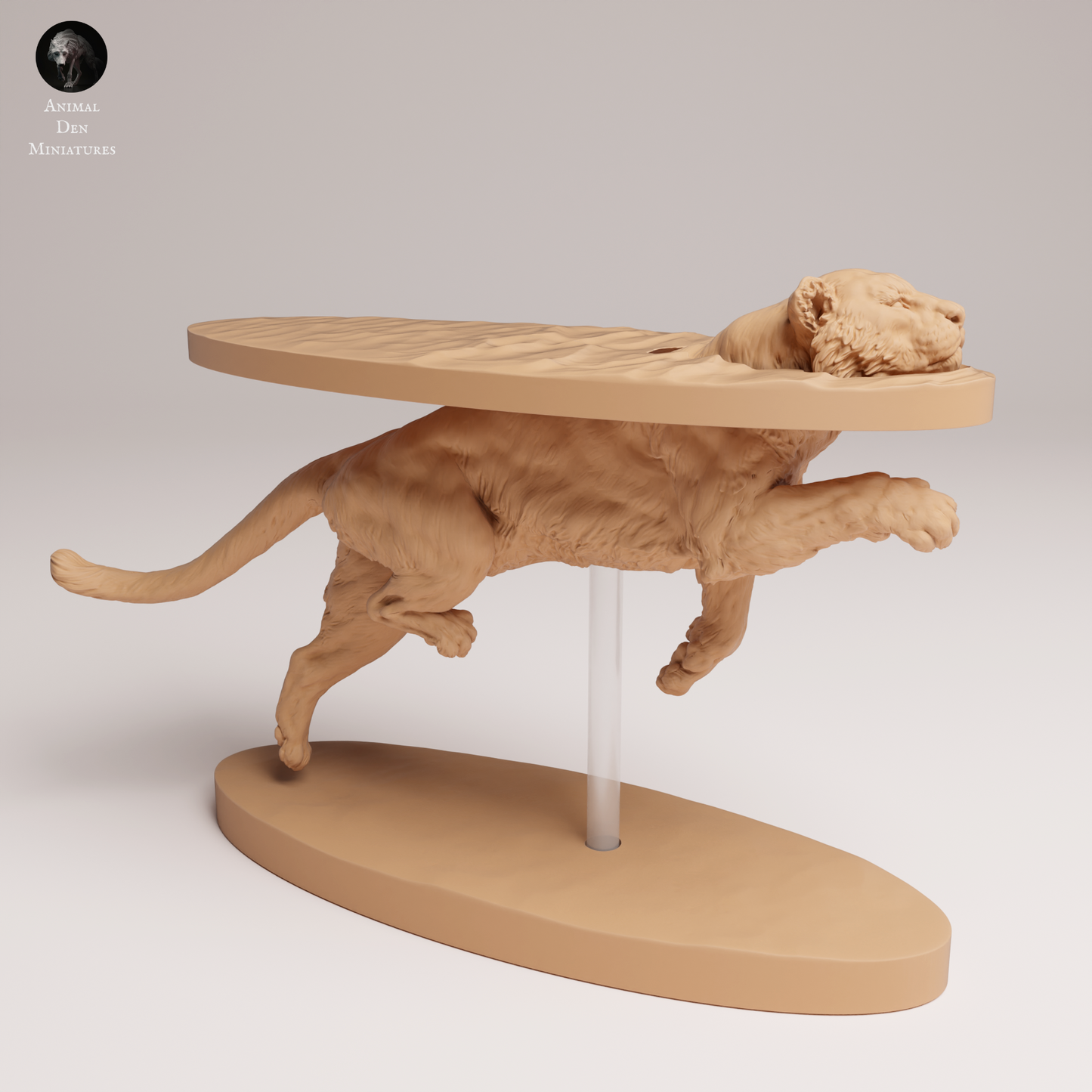 Sumatran Tiger Swimming - Animal Den Miniatures