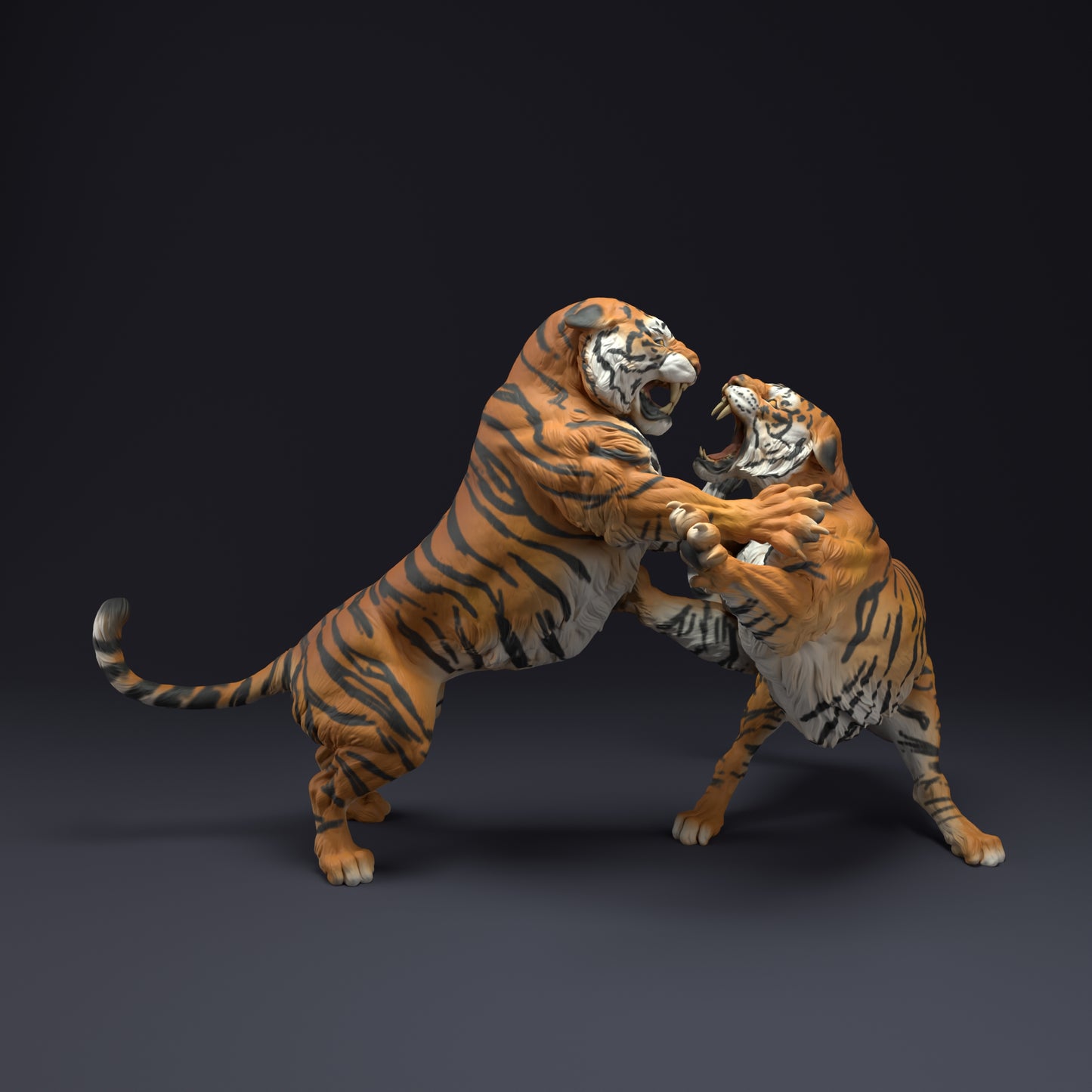 Kampf des bengalischen Tigers - Animal Den Miniatures