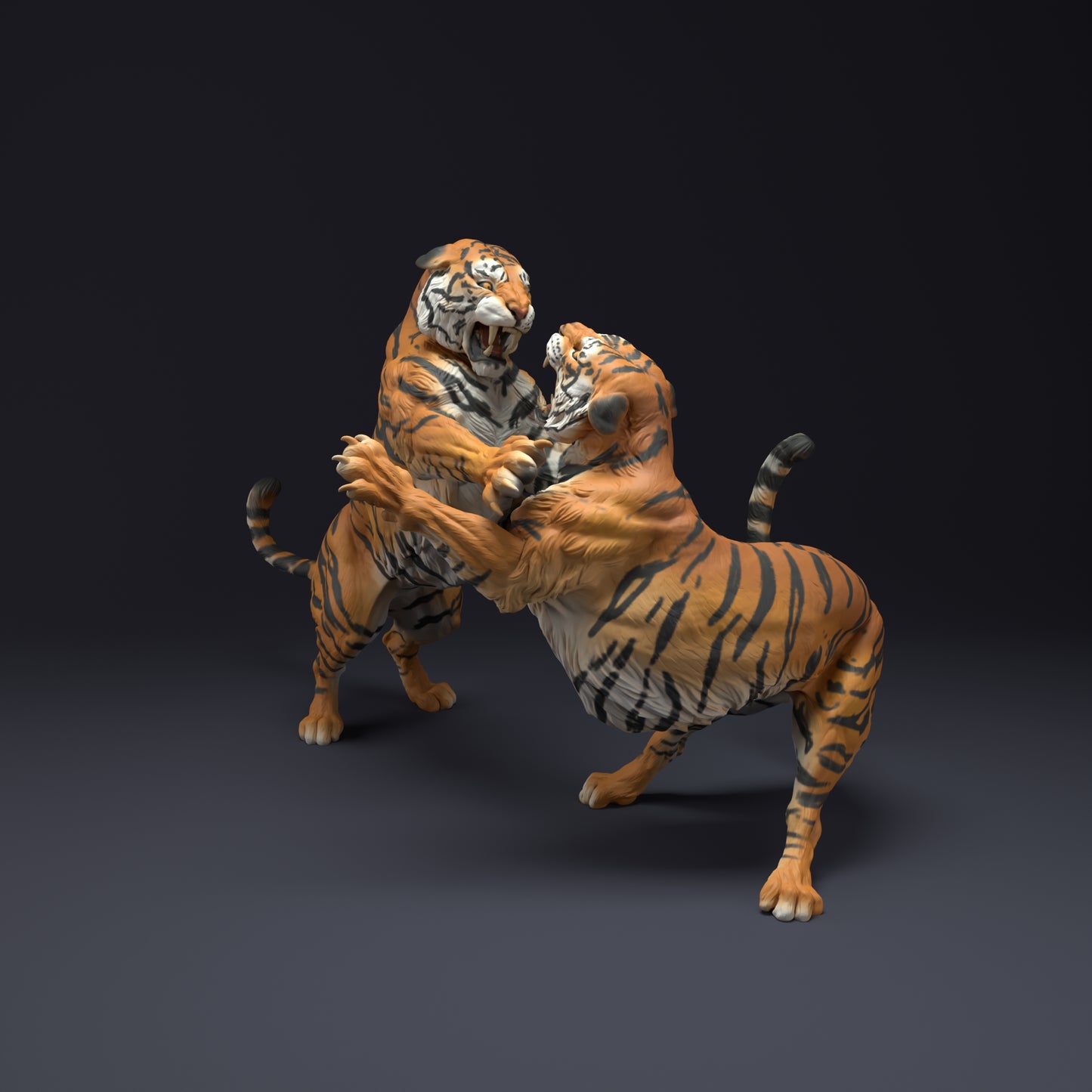 Kampf des bengalischen Tigers - Animal Den Miniatures