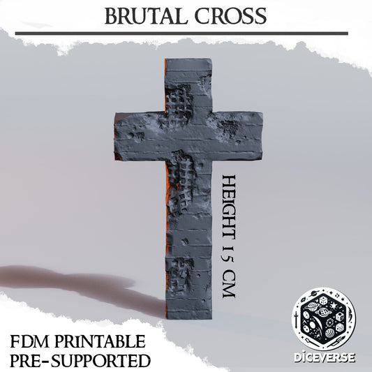 Trench Terrain: Brutal Cross - Diceverse