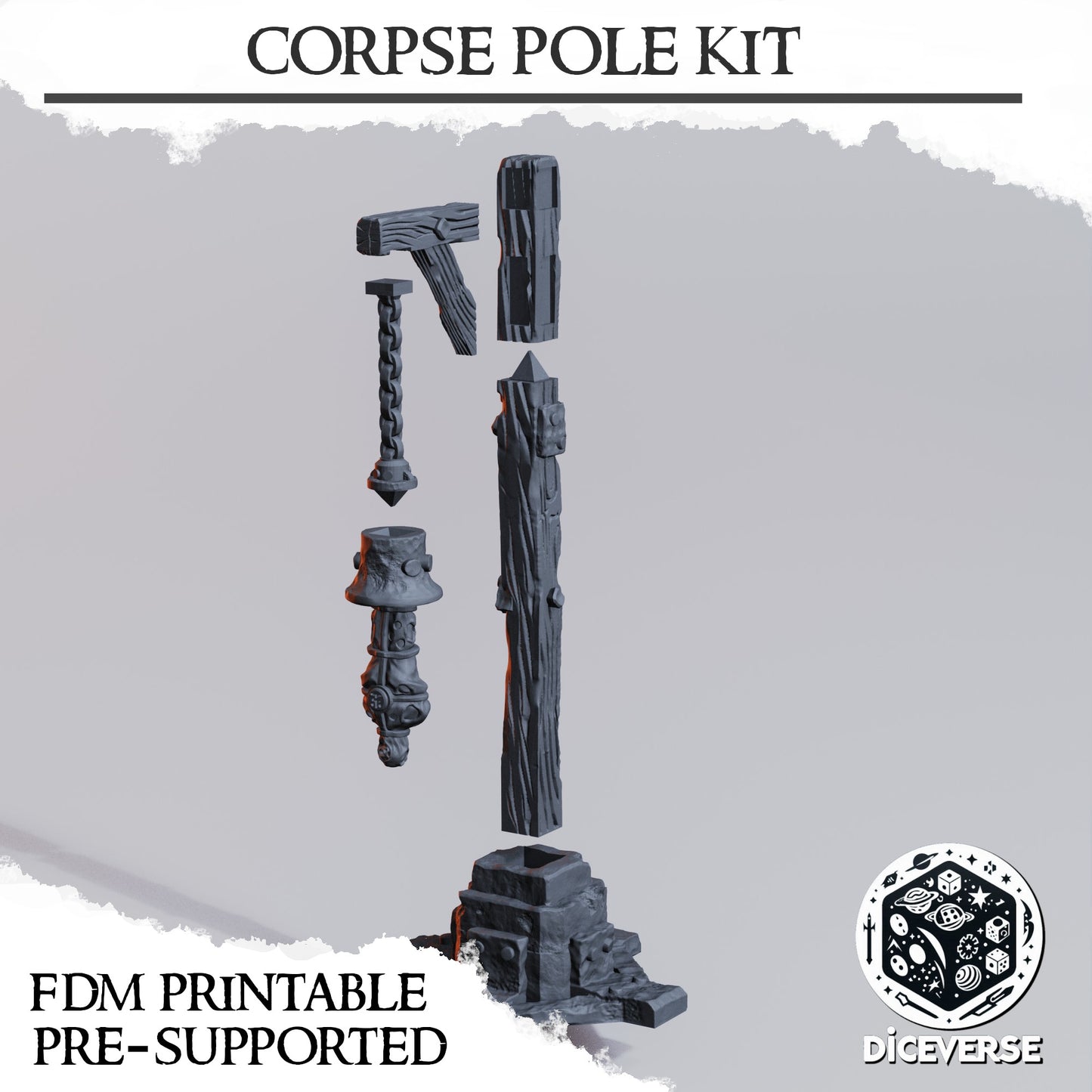 Trench Terrain: Corpse Pole Kit - Diceverse