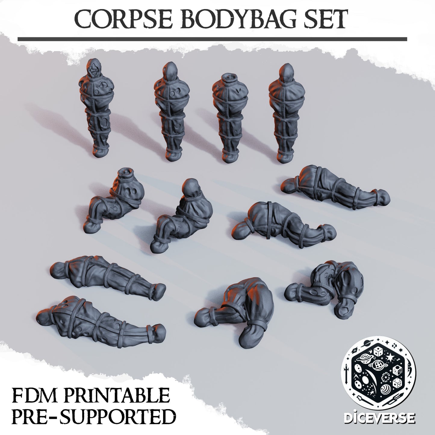 Corpse Bodybag Set - Diceverse