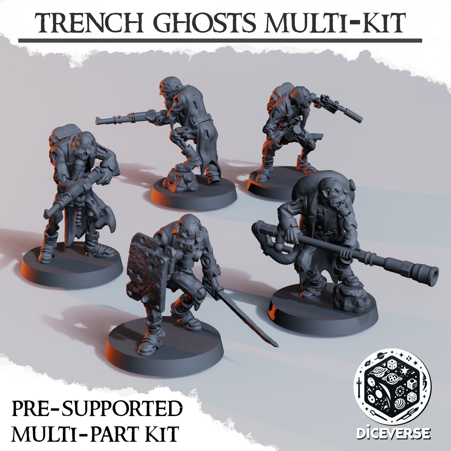 10x Trench Ghosts / Ghouls Troopers Kit - Diceverse