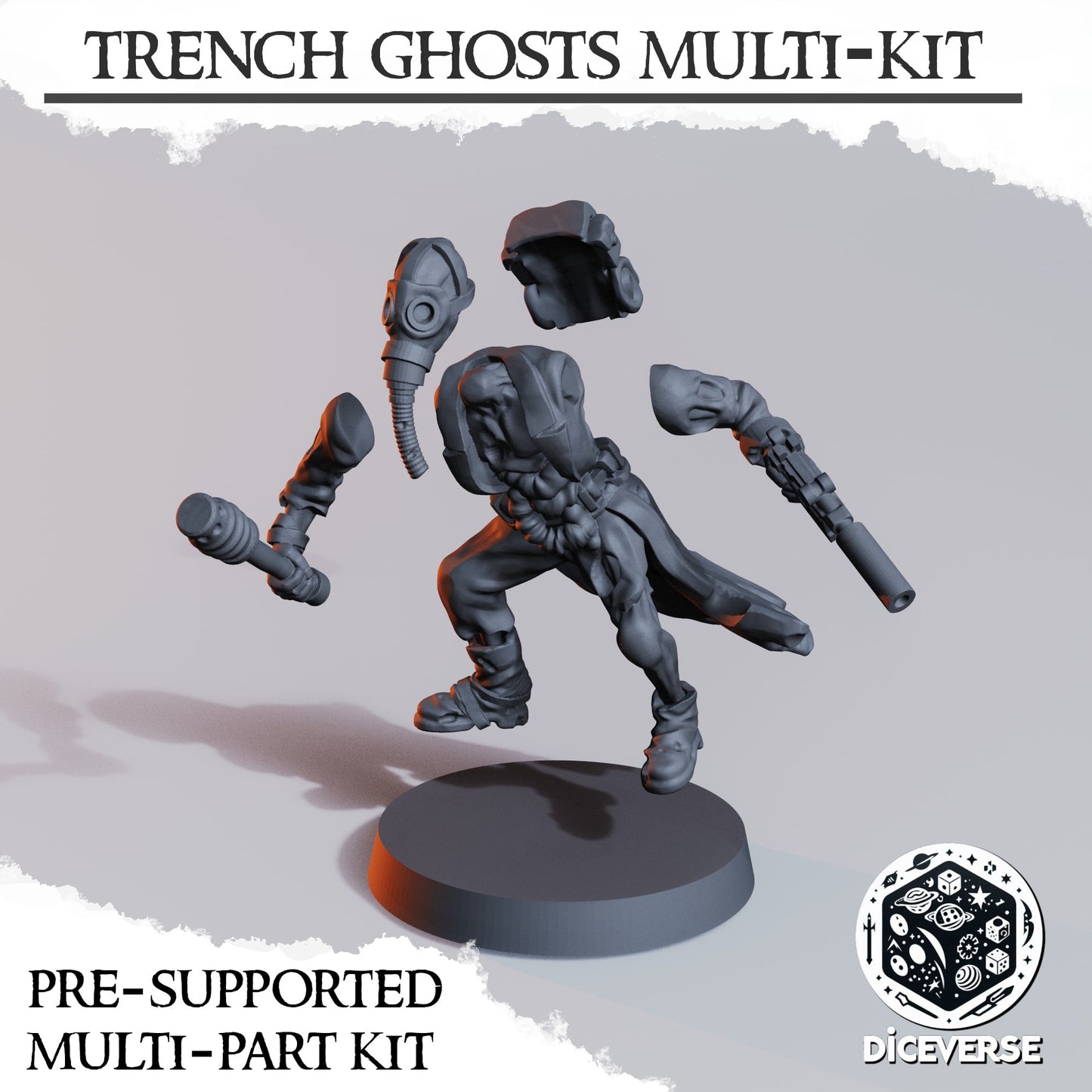 10x Trench Ghosts / Ghouls Troopers Kit - Diceverse