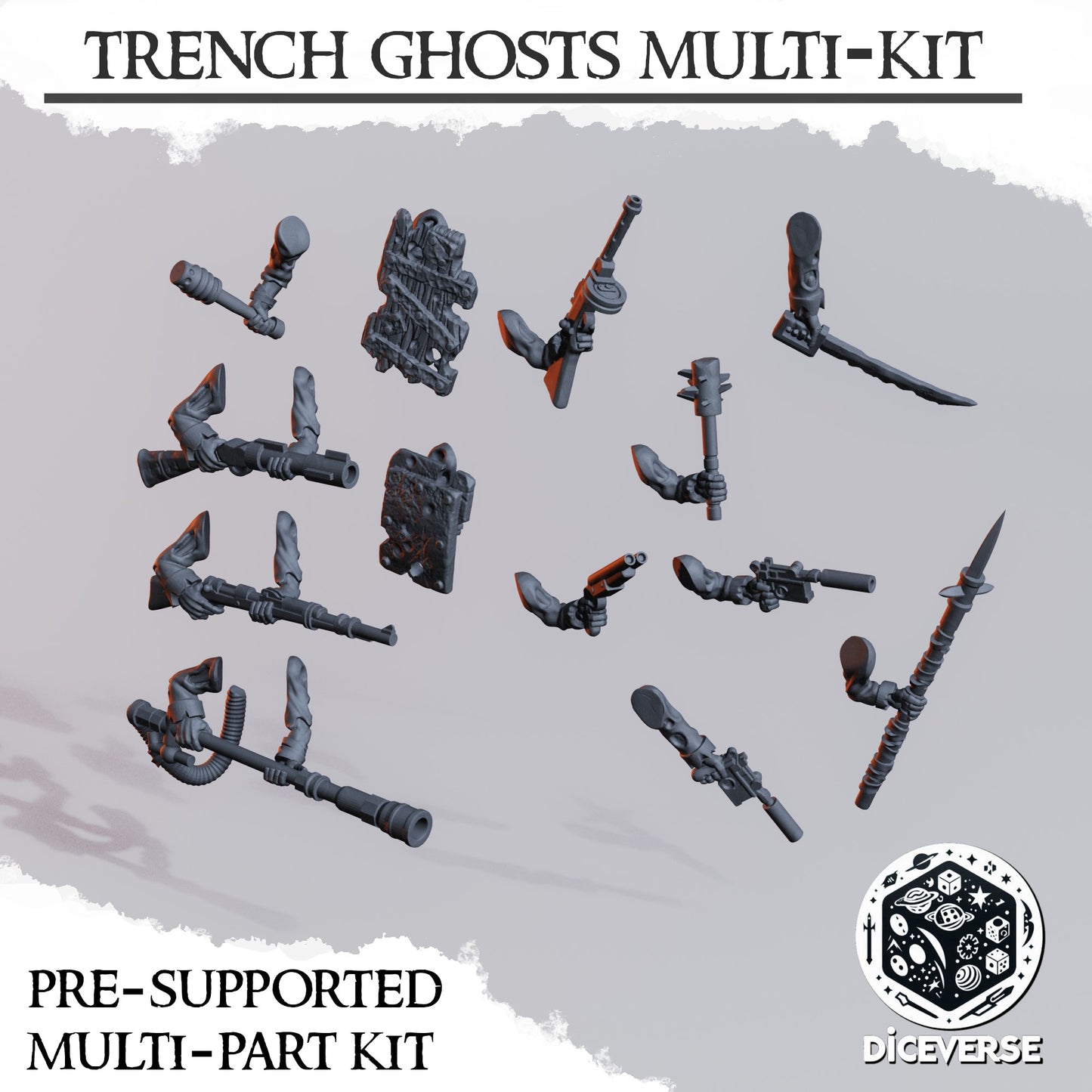 10x Trench Ghosts / Ghouls Troopers Kit - Diceverse