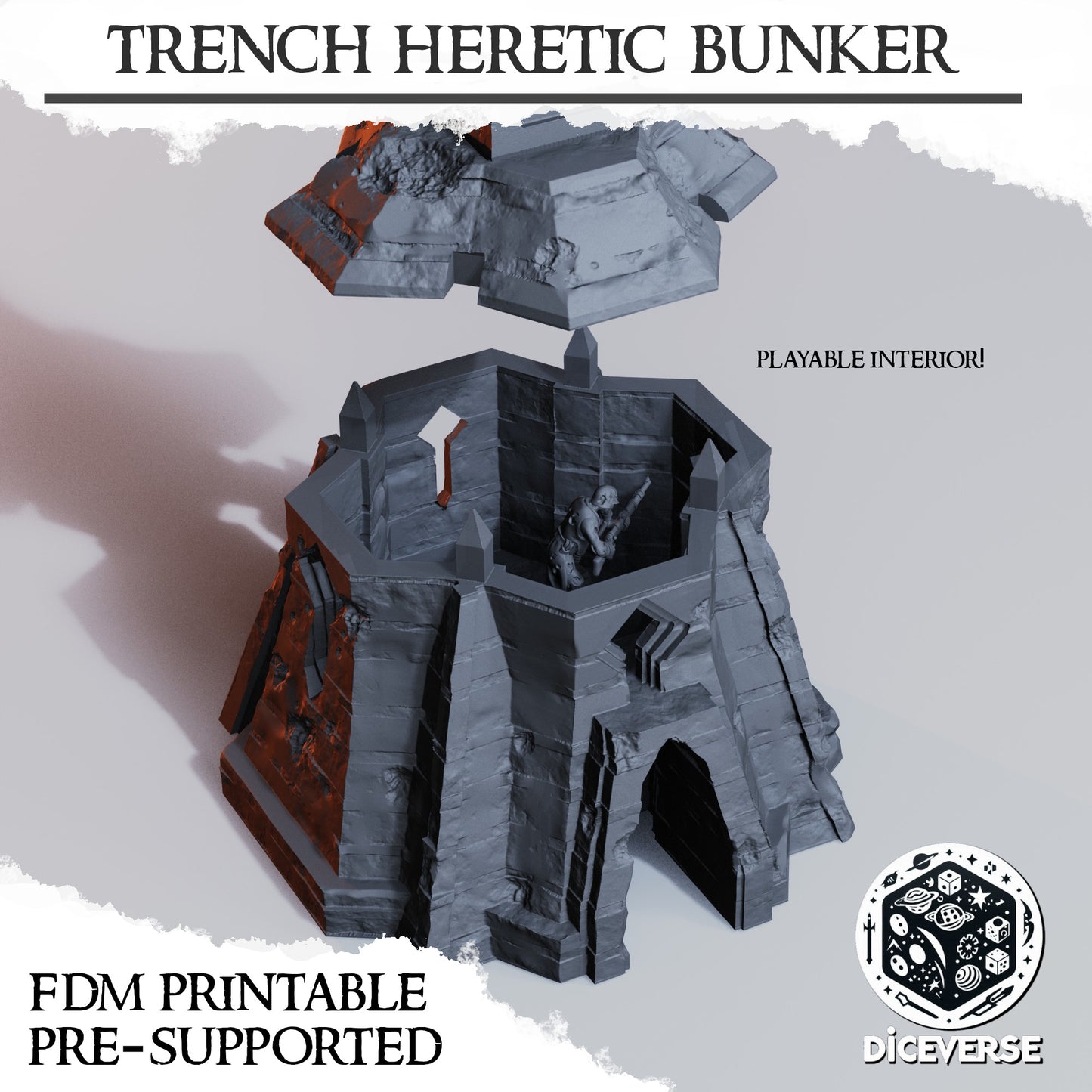 Trench Terrain: Heretic Bunker - Diceverse