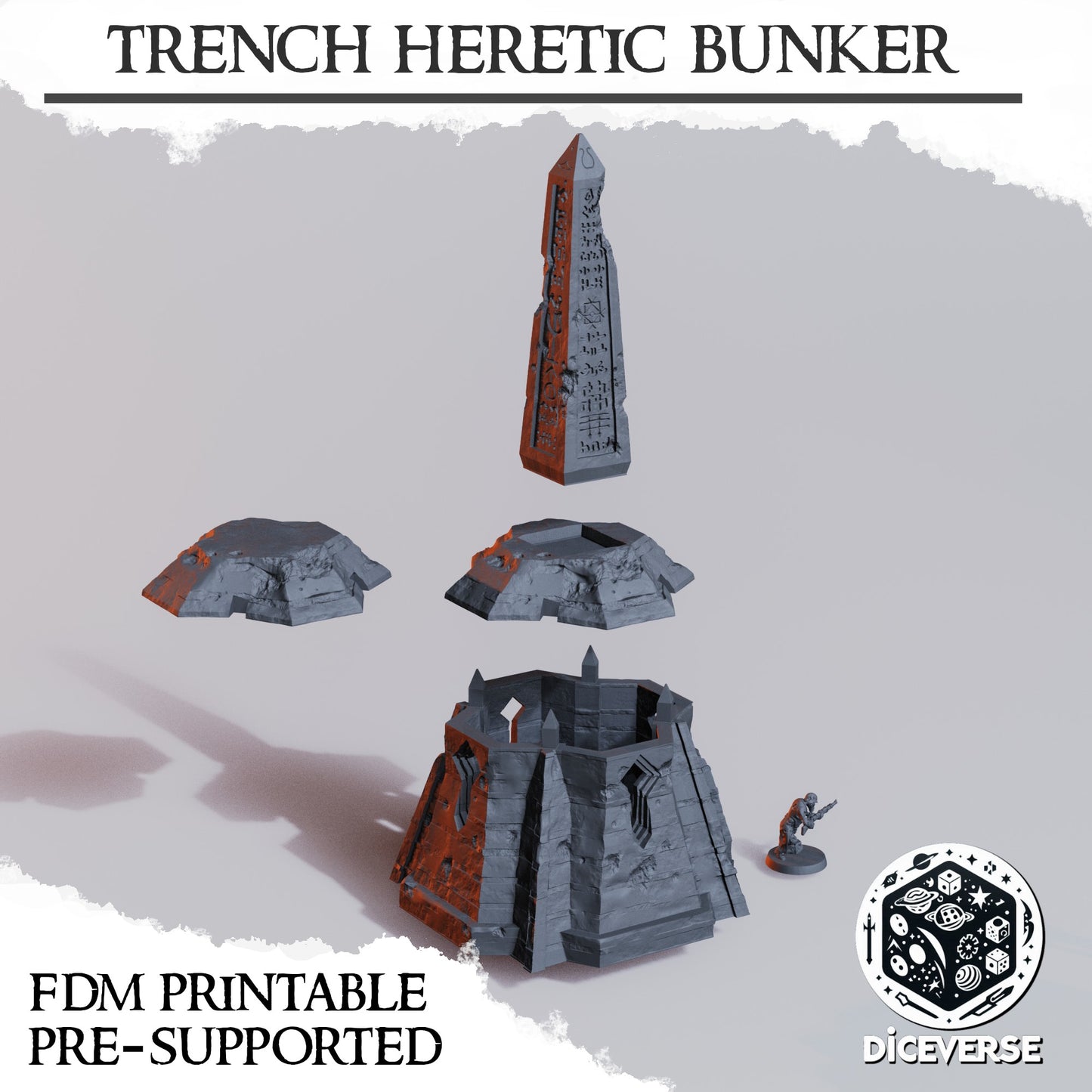 Trench Terrain: Heretic Bunker - Diceverse