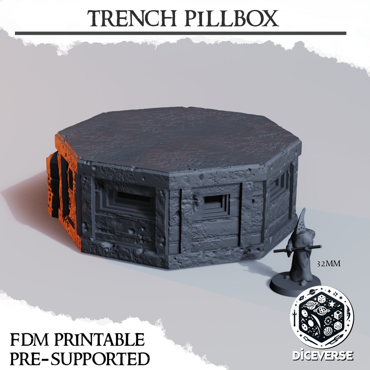 Trench Terrain: Pillbox - Diceverse
