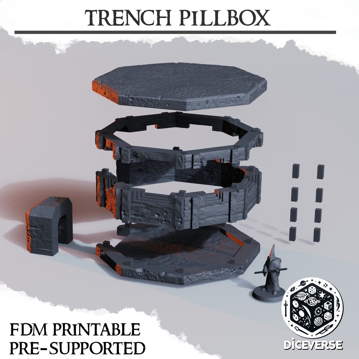 Trench Terrain: Pillbox - Diceverse
