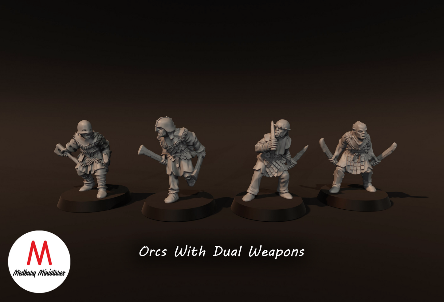 Orcs with Dual Weapons - Medbury Miniatures