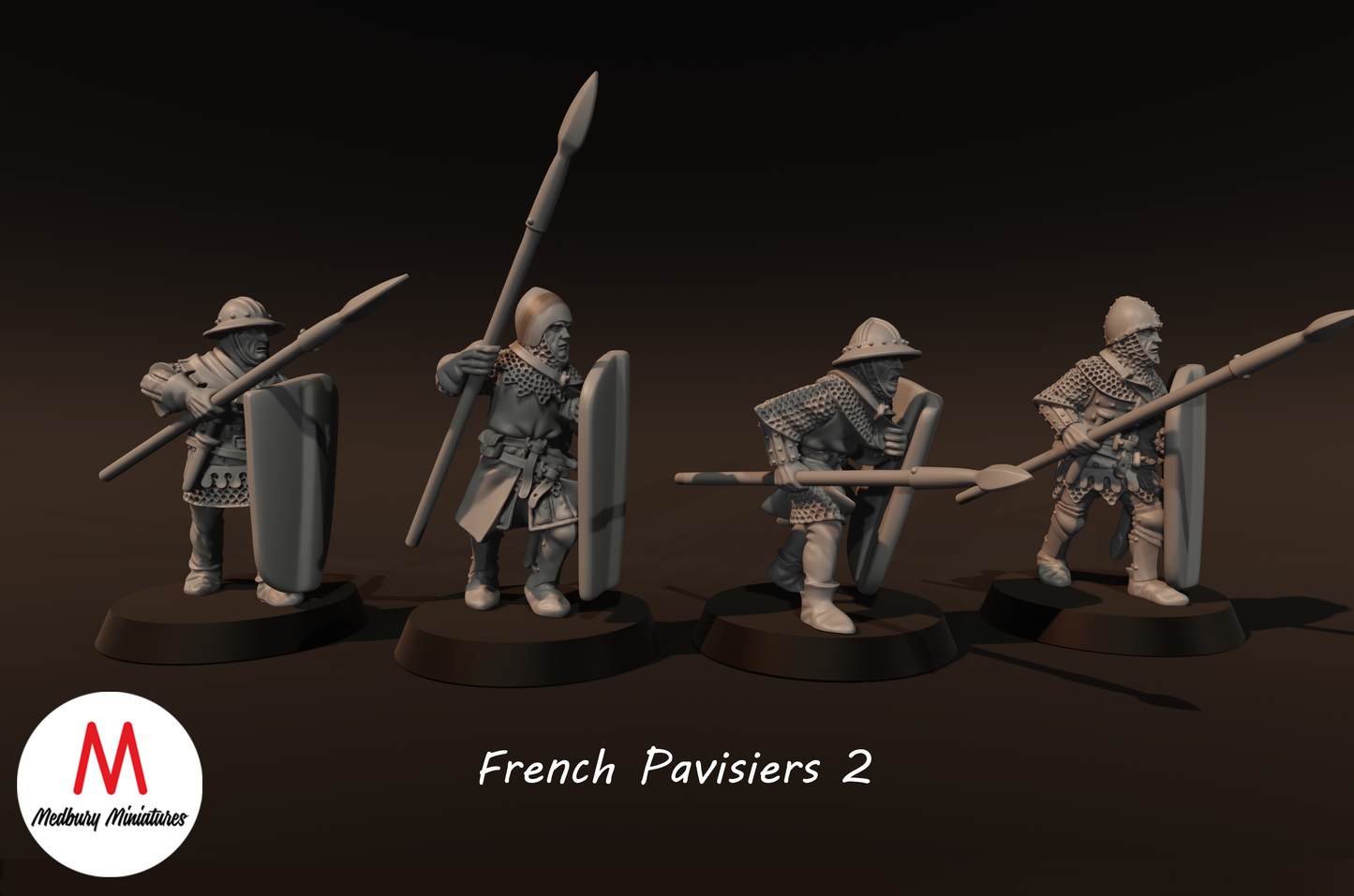 French Pavisiers 2 - Medbury Miniatures