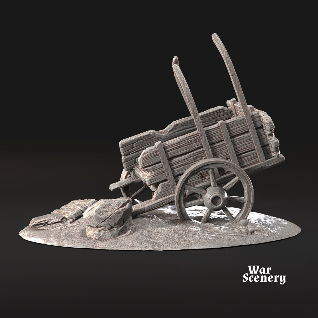 Damaged Cart Scenery - Davale Games