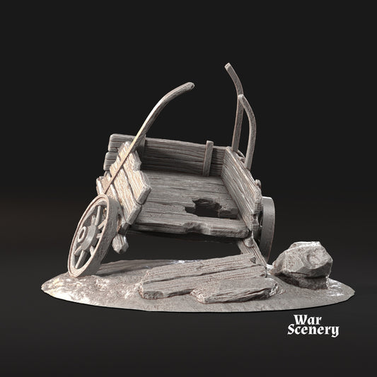 Damaged Cart Scenery - Davale Games