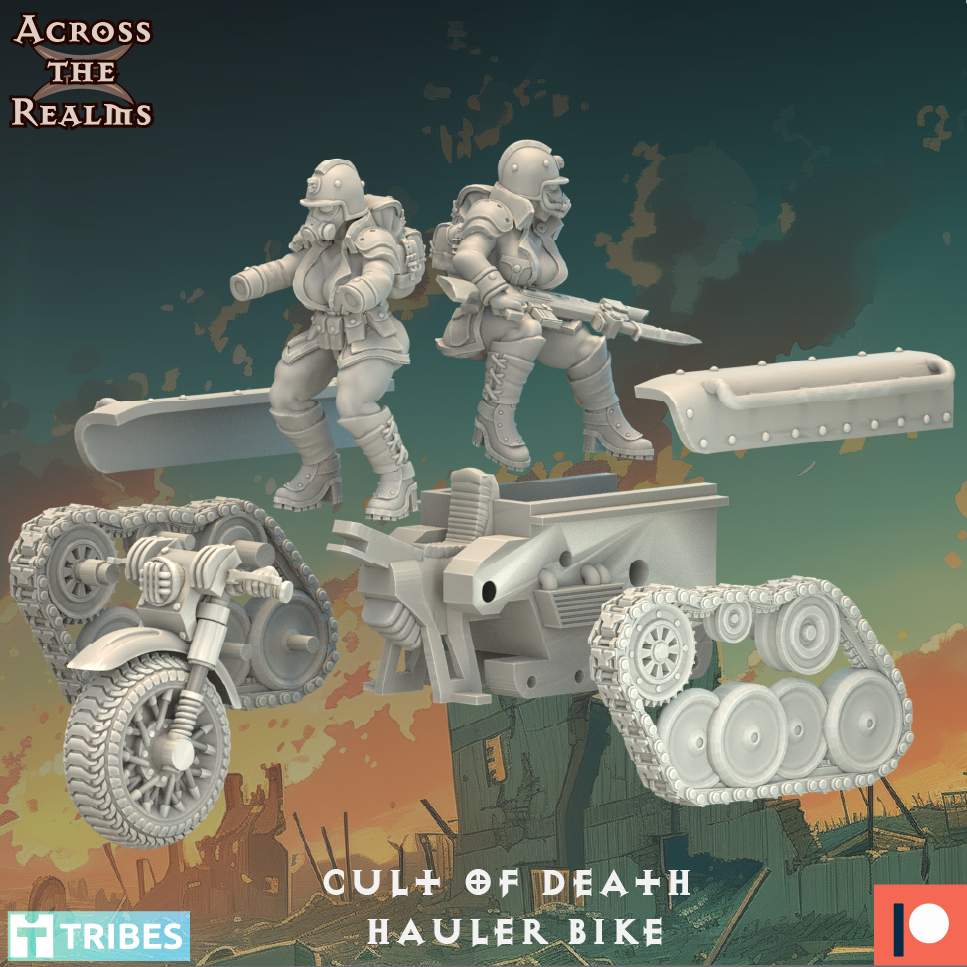 Cult of Death Hauler Bike - Across the Realms