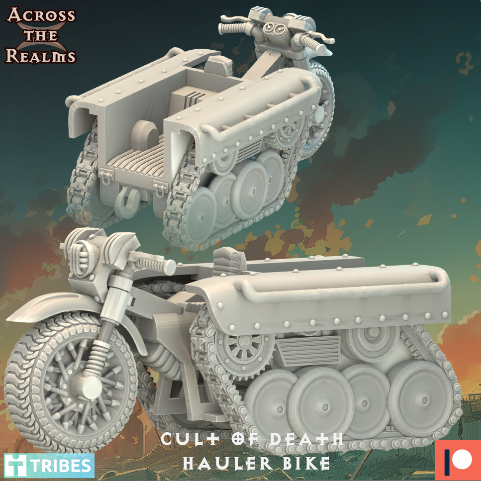 Cult of Death Hauler Bike - Across the Realms