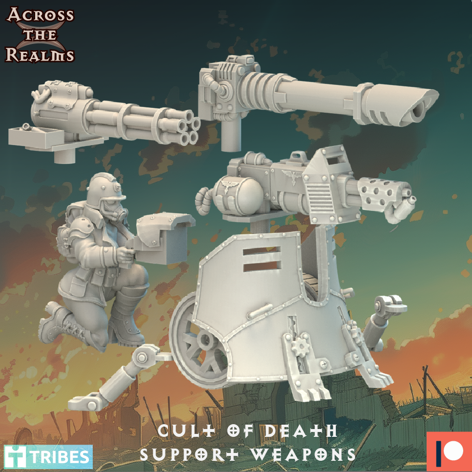 1x Cult of Death Support Weapons - Across the Realms