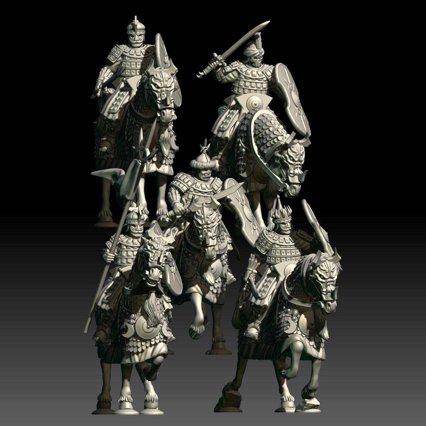 Warriors of the East Cataphracts - KzK Minis