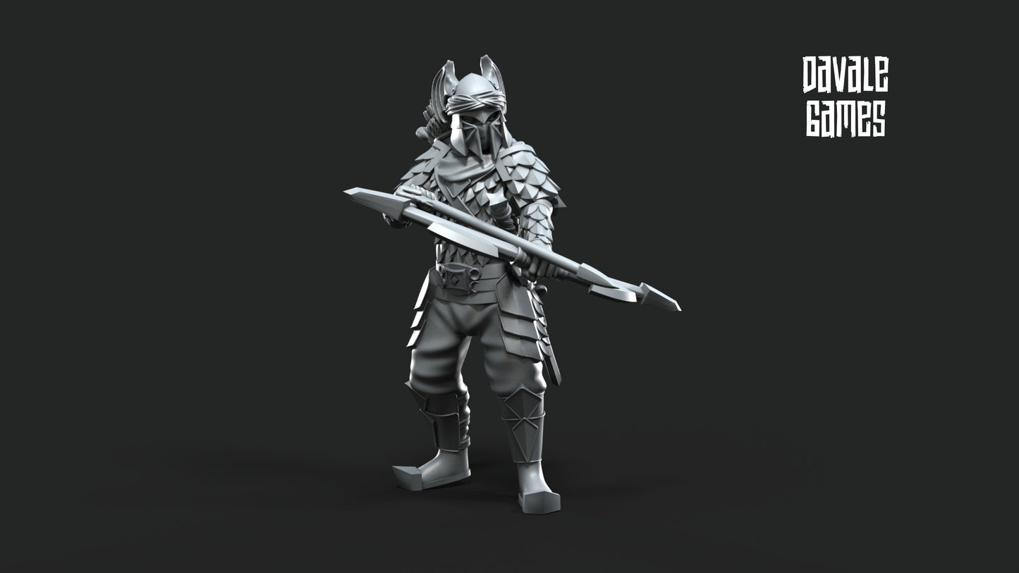 Roi de l'Armée des Dragons sur Palanquin Version B - Armée des Dragons - Davale Games