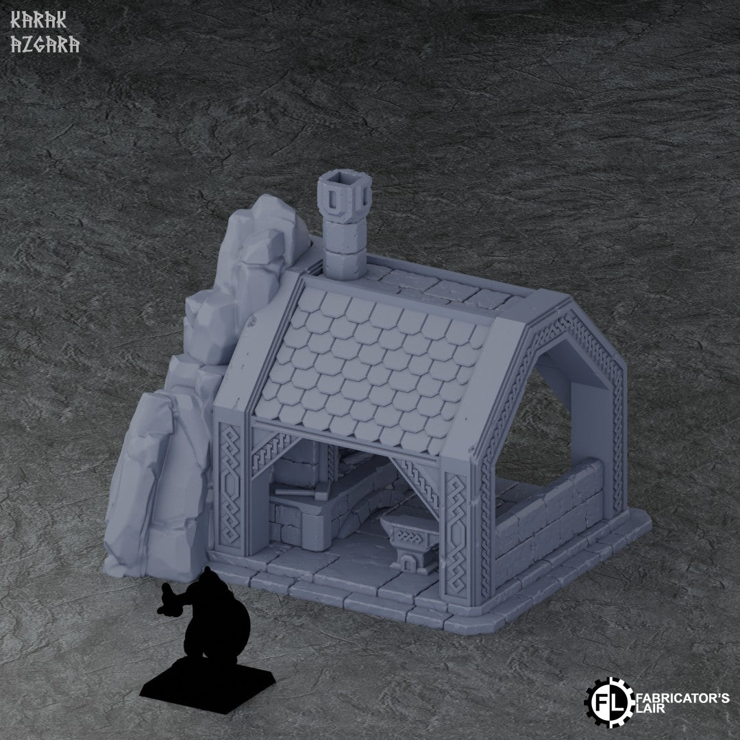 Dwarf Forge with Roof - Scenery - Karak Azgara - Fabricator's Lair ...