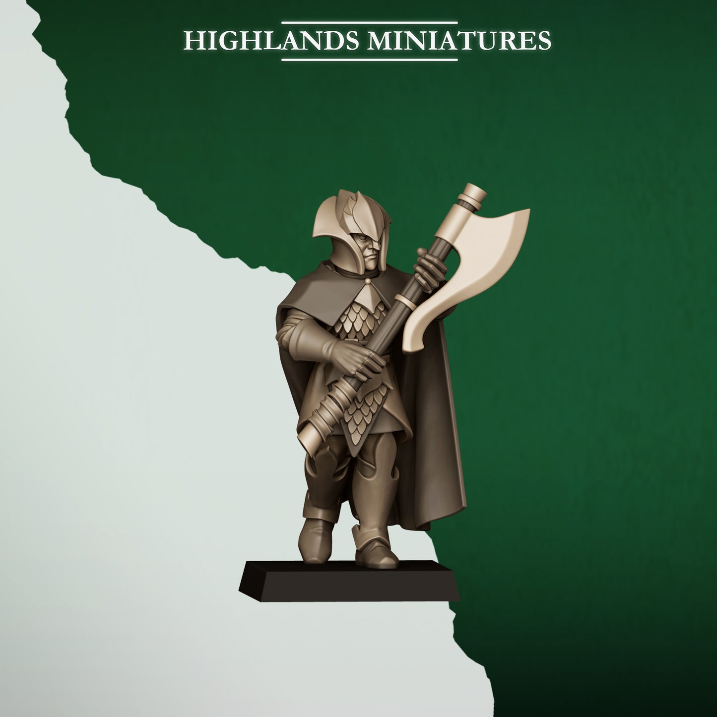 Feral Elf Axemen - Feral Elves - Highlands Miniatures