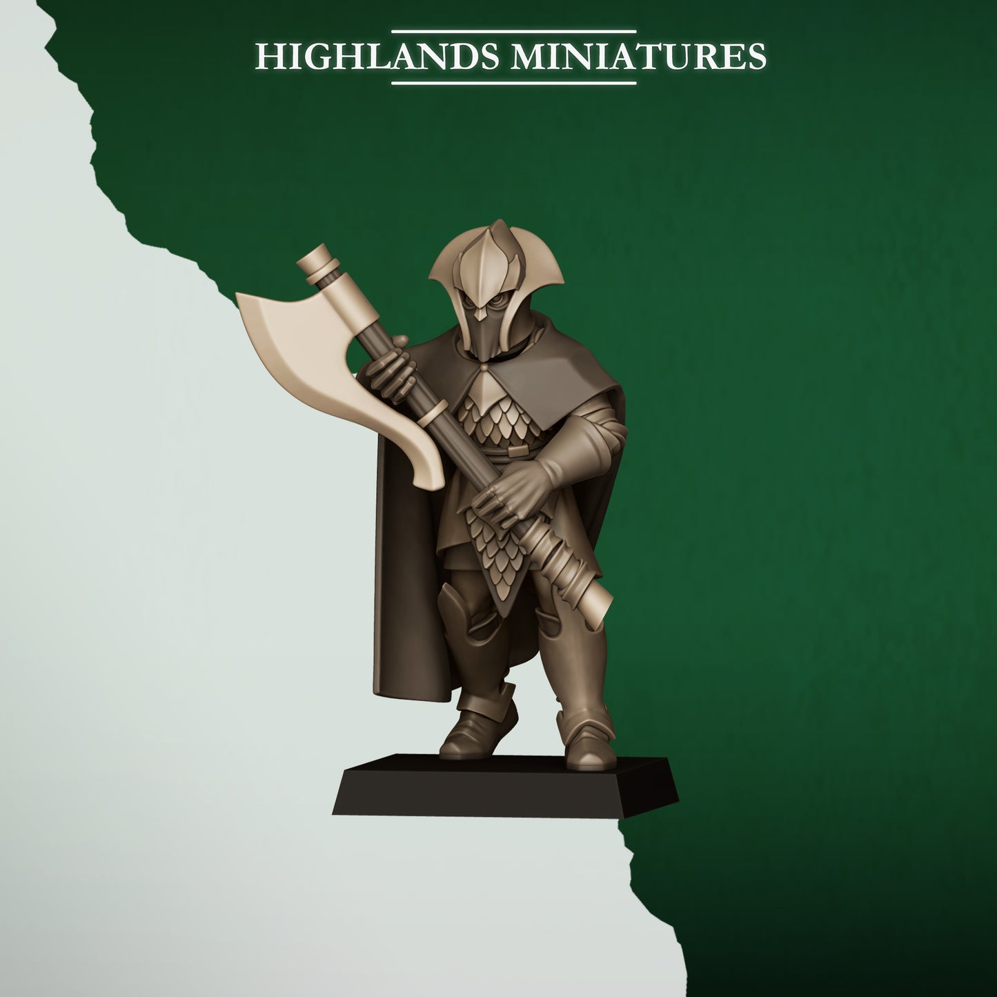 Feral Elf Axemen - Feral Elves - Highlands Miniatures