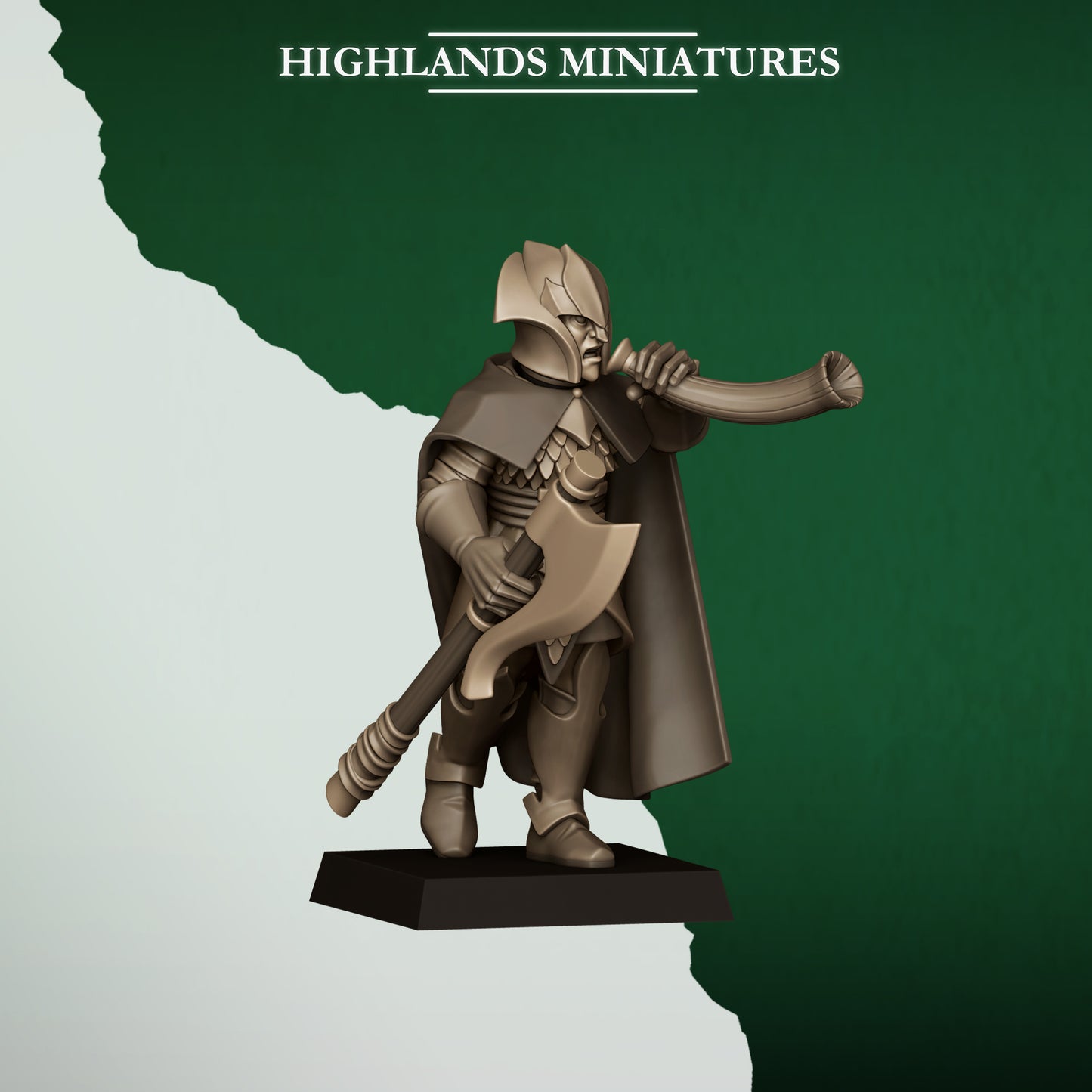 Feral Elf Axemen - Feral Elves - Highlands Miniatures
