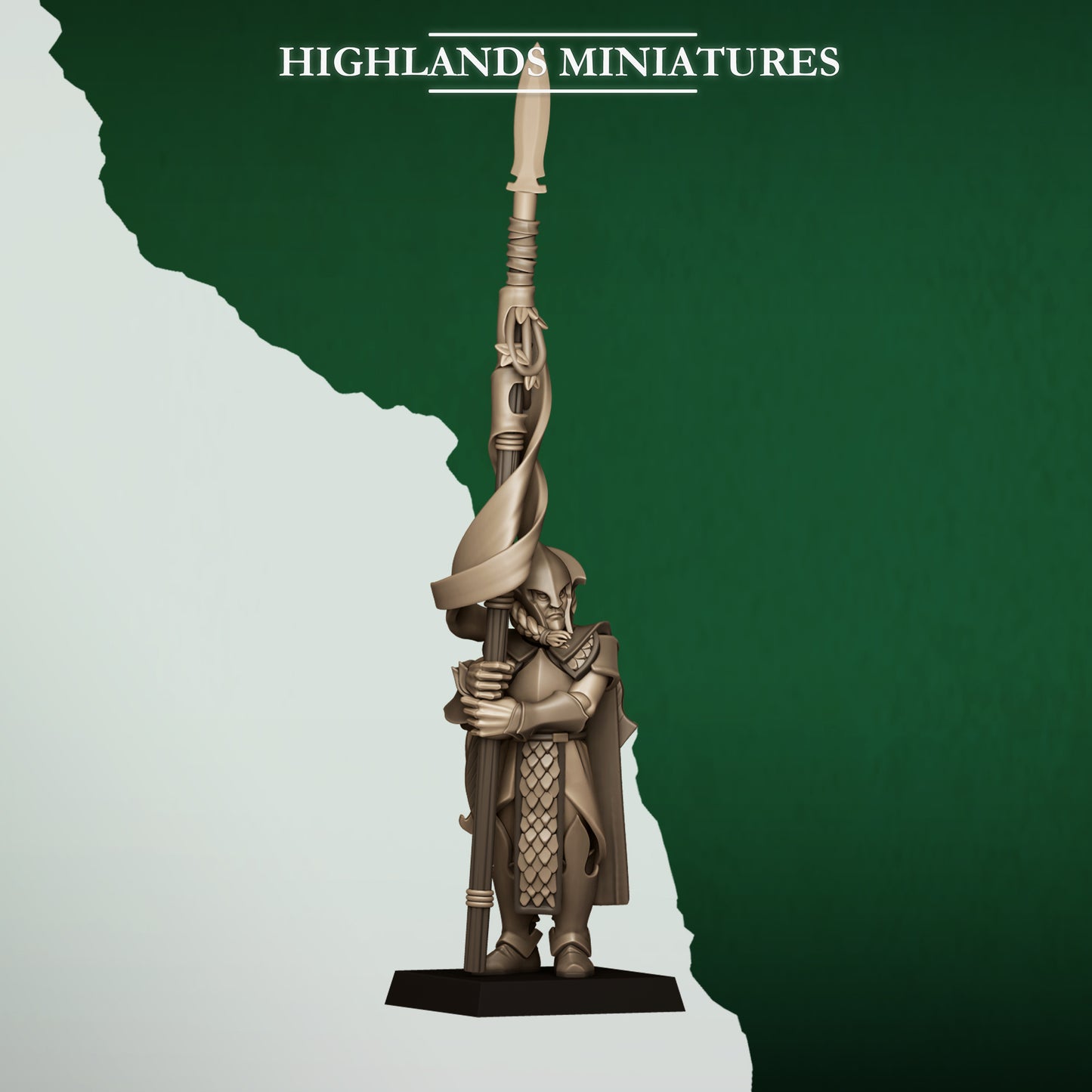 Feral Elf Spearmen - Feral Elves - Highlands Miniatures