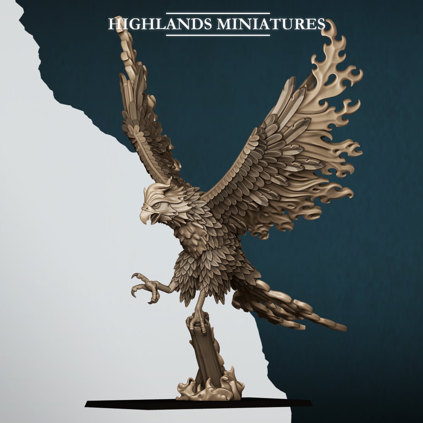 Aegean Elf Fire Phoenix  - Highlands Miniatures