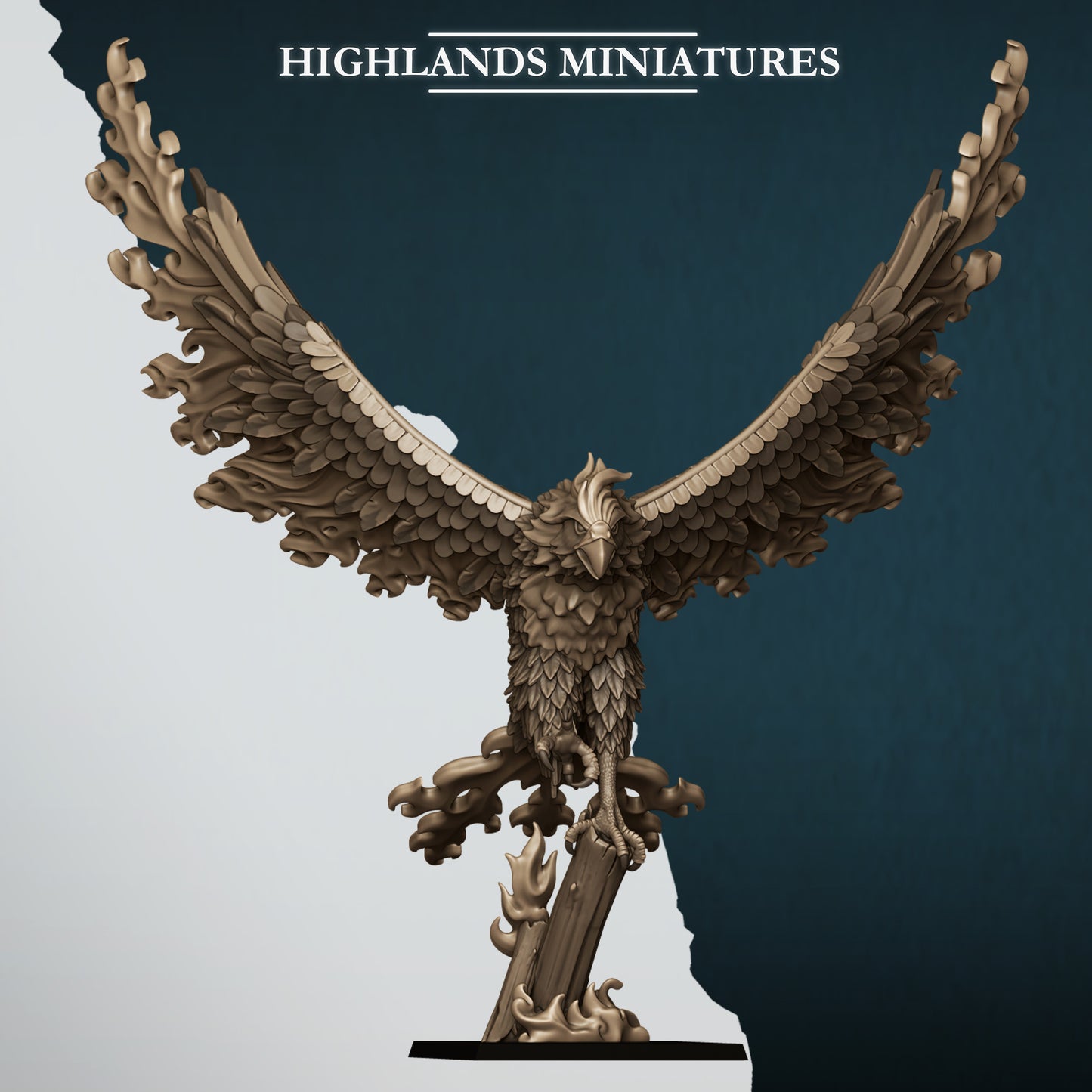 Aegean Elf Fire Phoenix  - Highlands Miniatures
