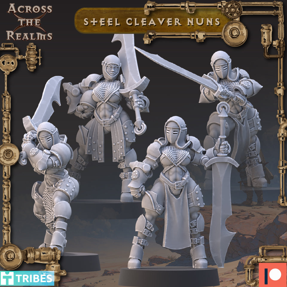 4x Steel Cleaver Nuns - Across the Realms