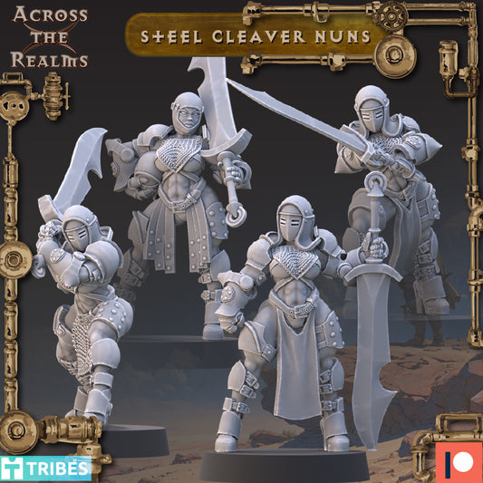 4x Steel Cleaver Nuns - Across the Realms