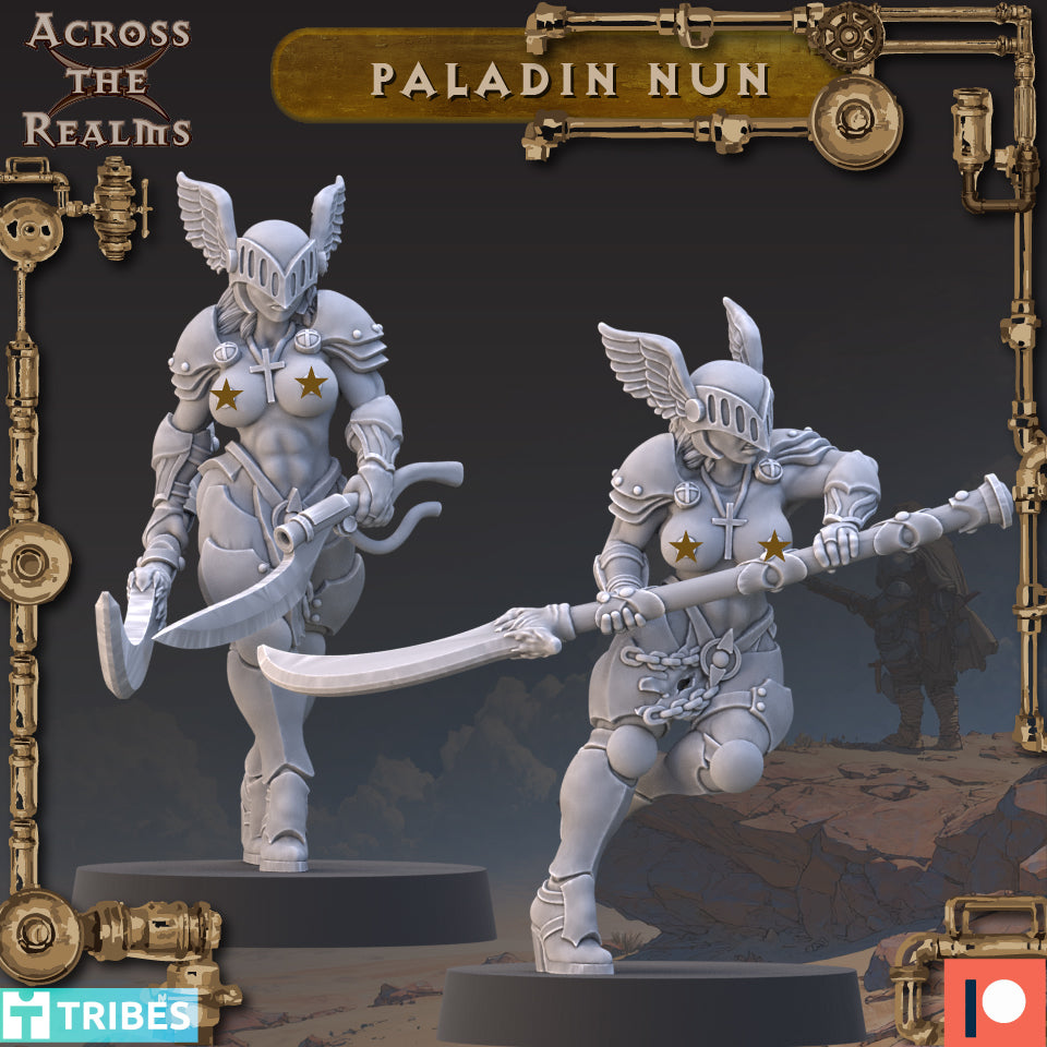 2x Paladin Nun - Across the Realms
