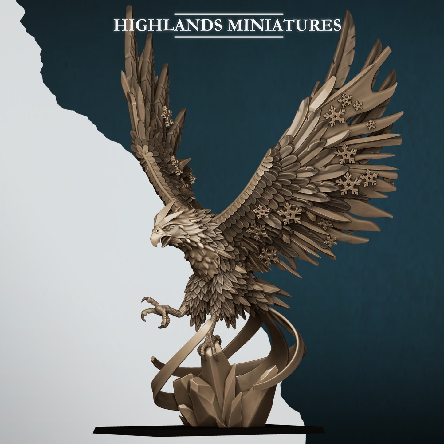 Aegean Elf Ice Phoenix  - Highlands Miniatures