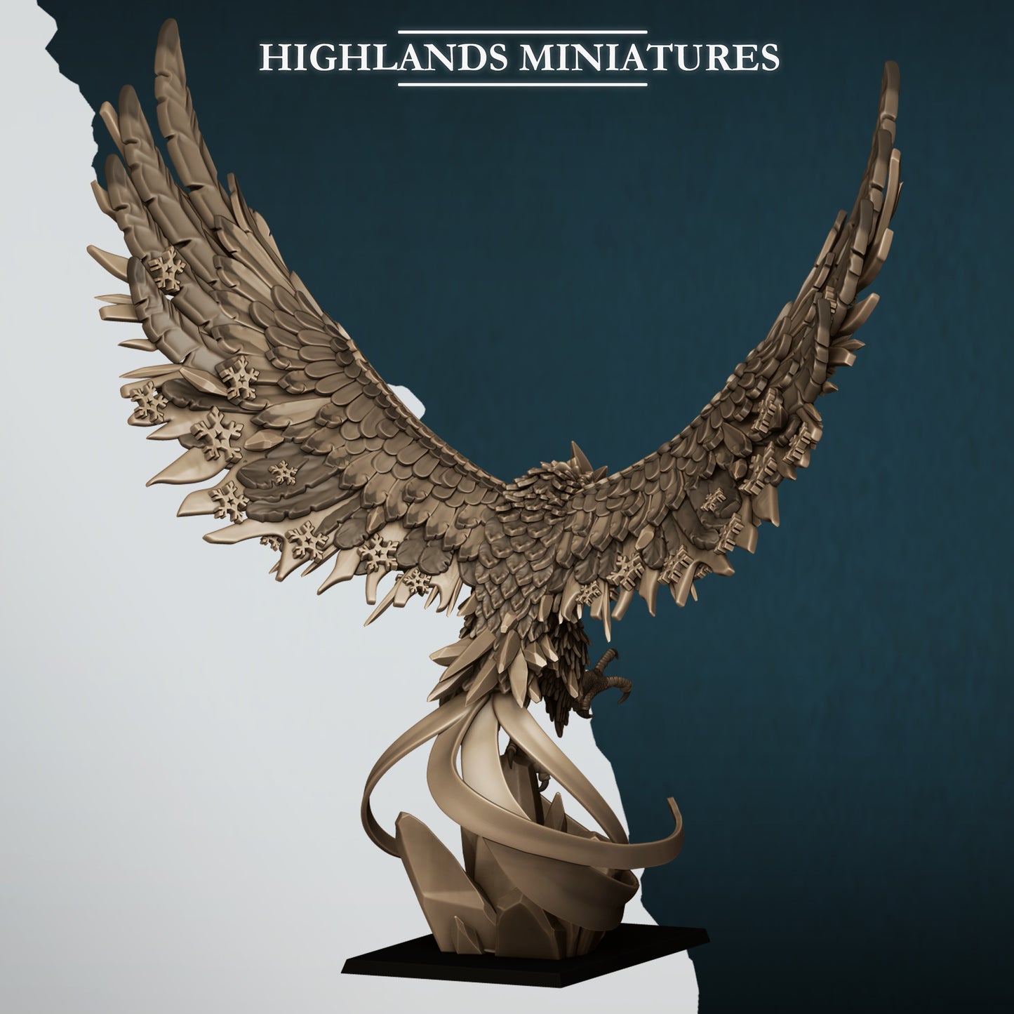 Aegean Elf Ice Phoenix  - Highlands Miniatures
