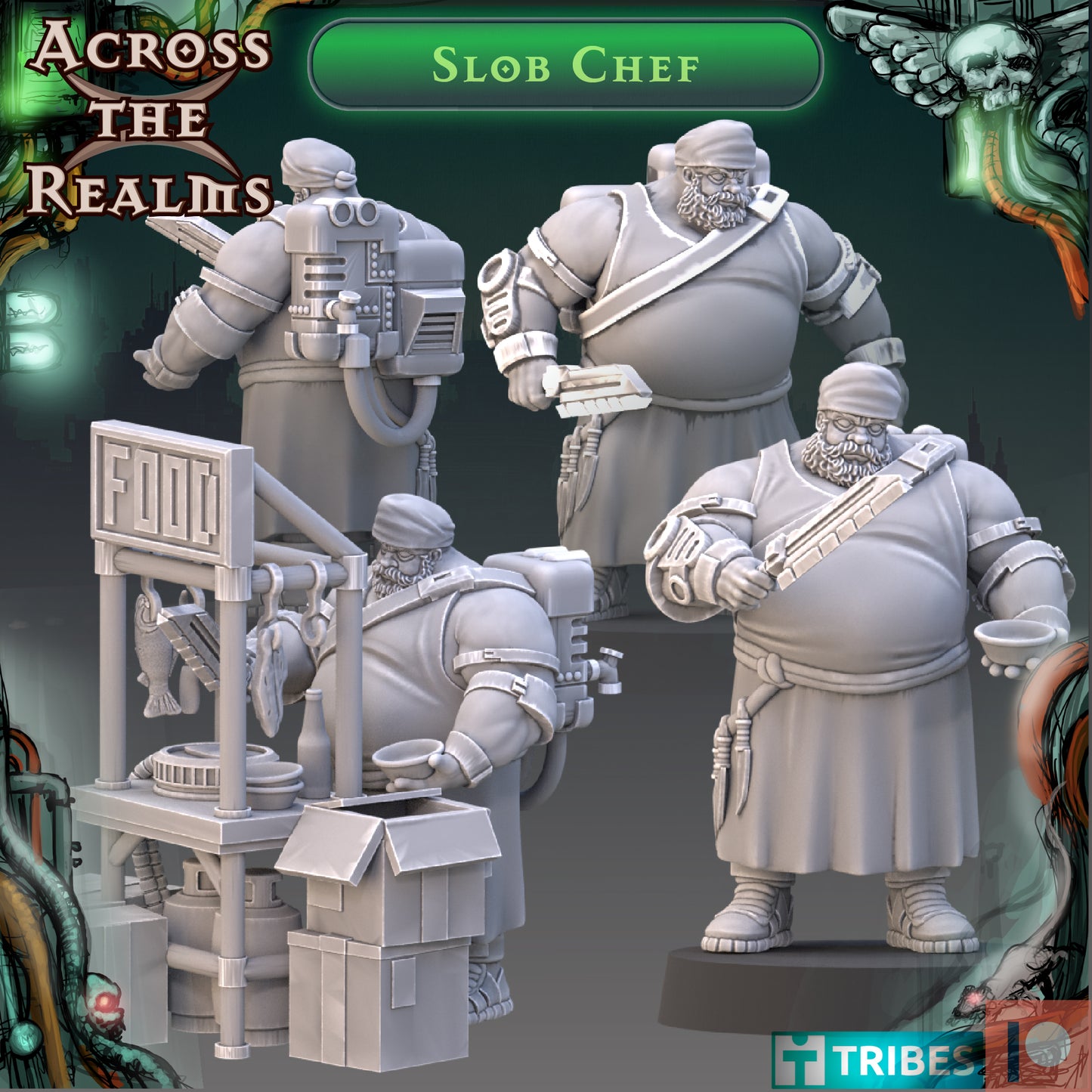 2x Slob Chef and Food Stall - Across the Realms
