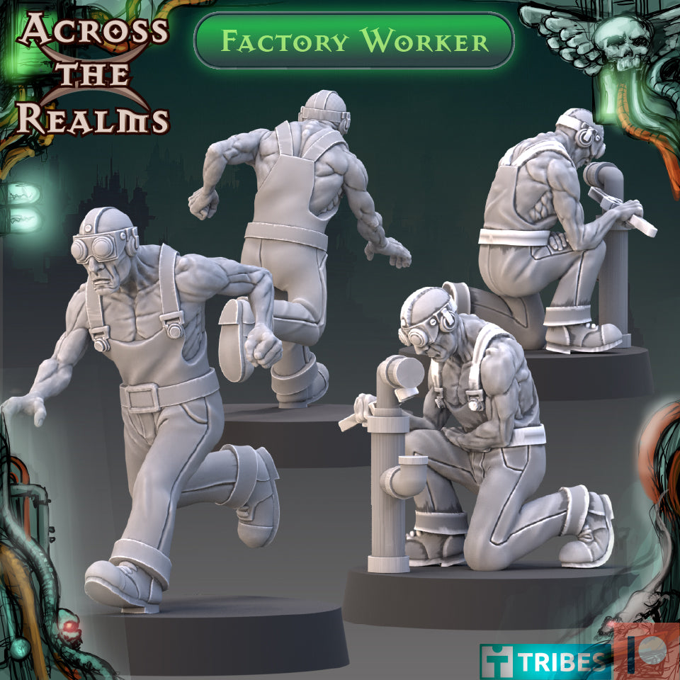 2x Factory Worker - Across the Realms