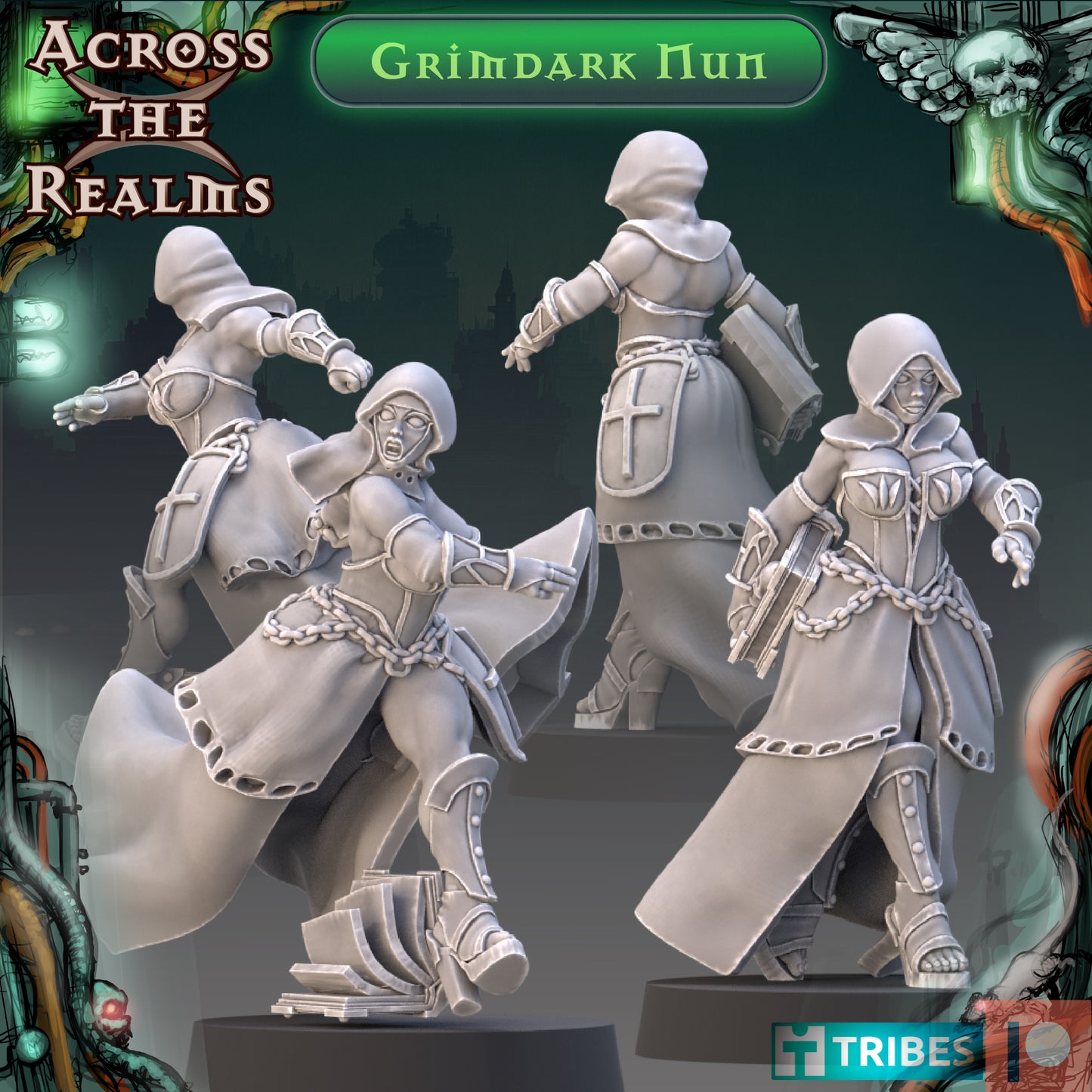 2x Grimdark Nun - Across the Realms