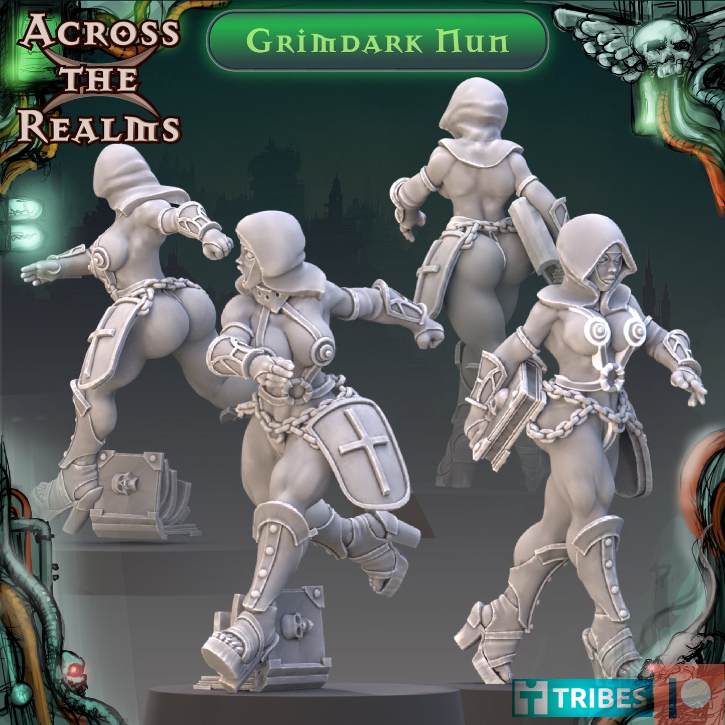 2x Grimdark Nun - Across the Realms