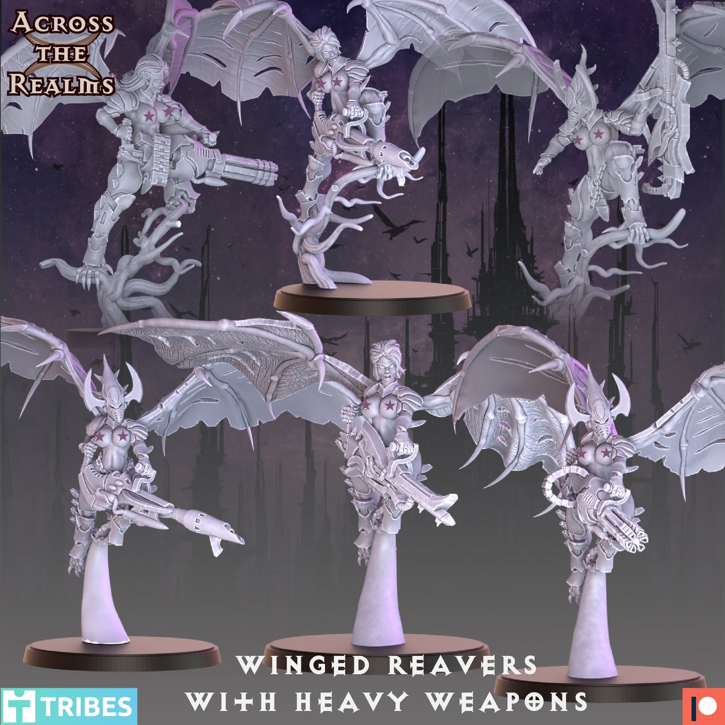 Winged Reavers with Heavy Weapons - Across the Realms