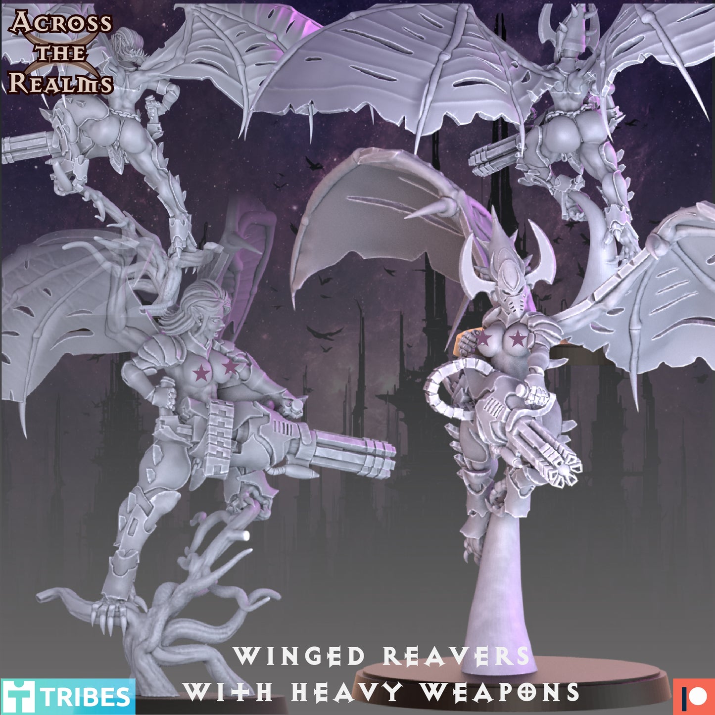Winged Reavers with Heavy Weapons - Across the Realms