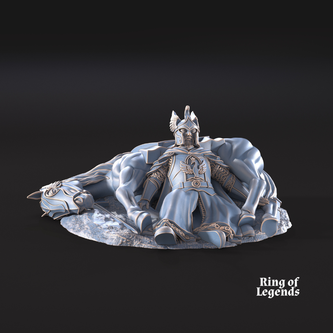 2x Swan Riders casualties | White Swan | Ring Of Legends - Davale Games