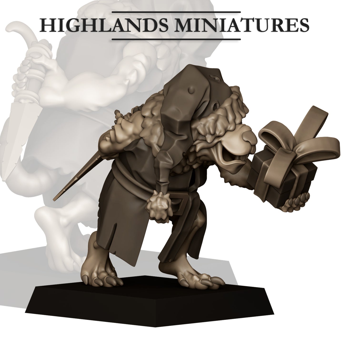 Santa Rat - Sewer Vermin - Highlands Miniatures