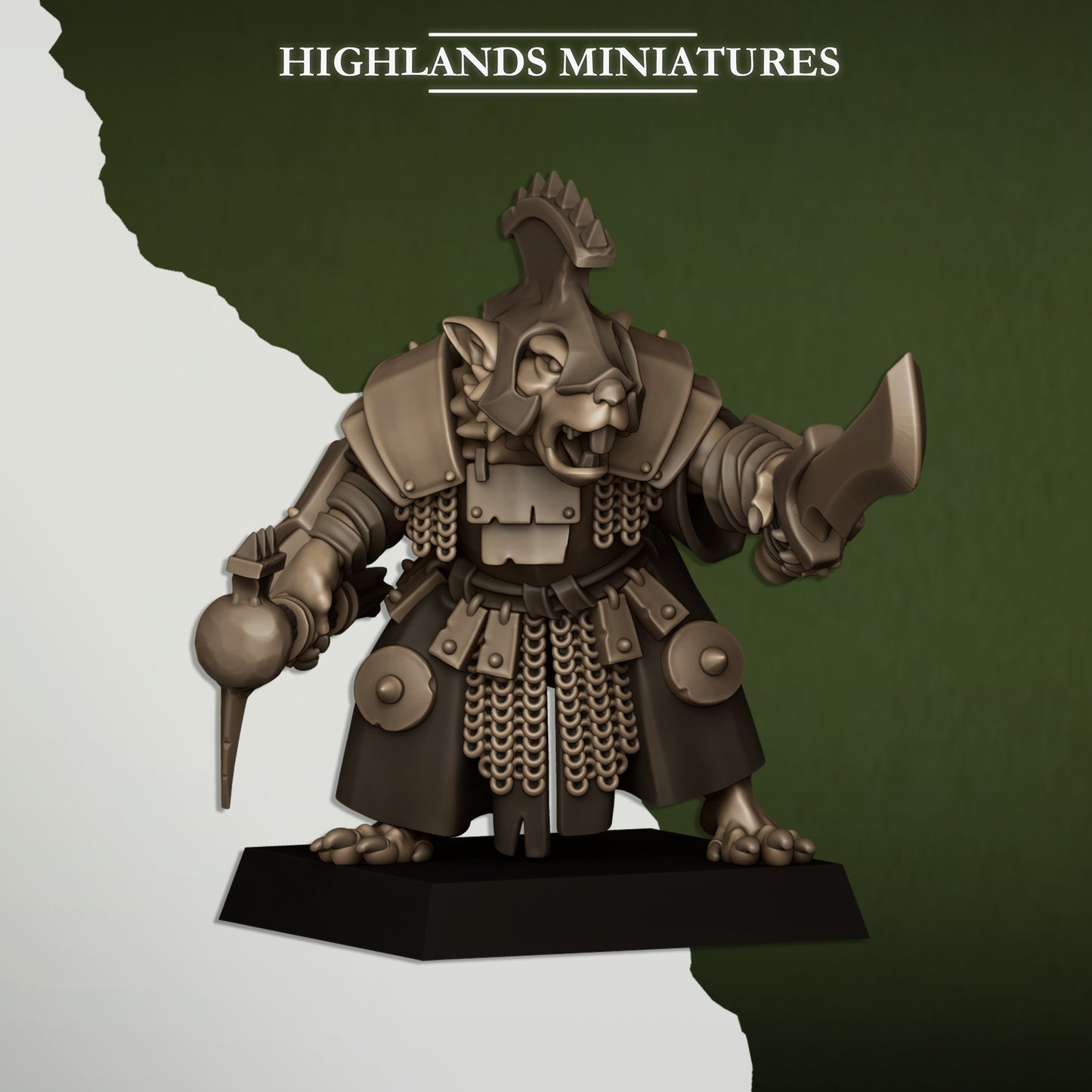 Sewer Vermin Lord - Sewer Vermin - Highlands Miniatures