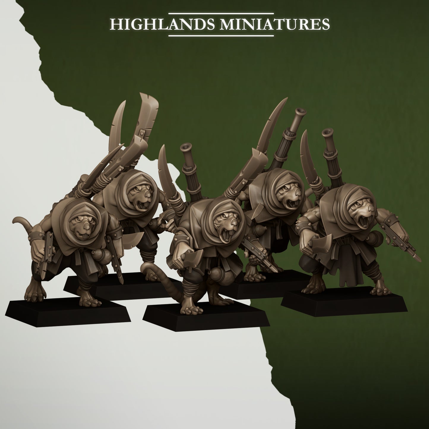 Sewer Vermin Smugglers - Sewer Vermin - Highlands Miniatures