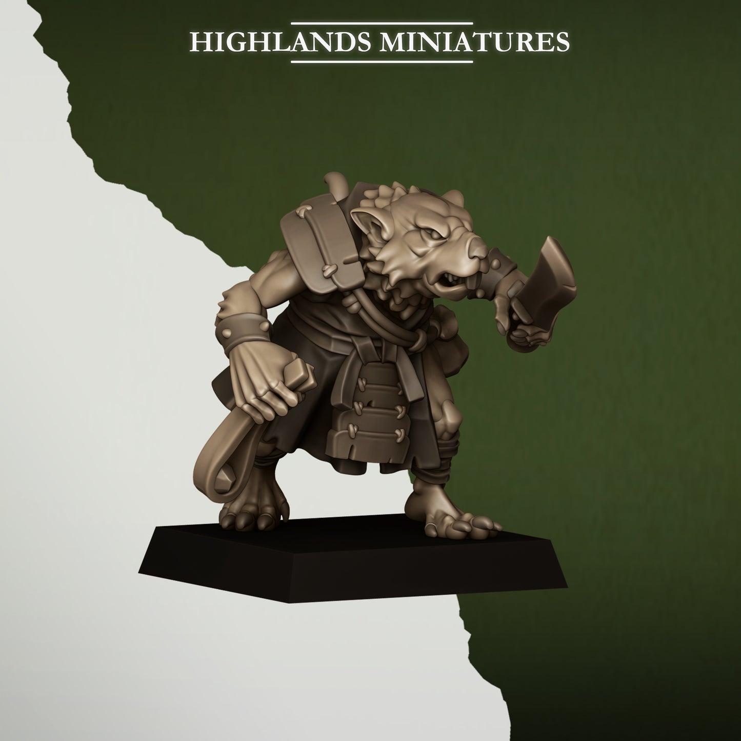 Sewer Vermin Thugs - Sewer Vermin - Highlands Miniatures