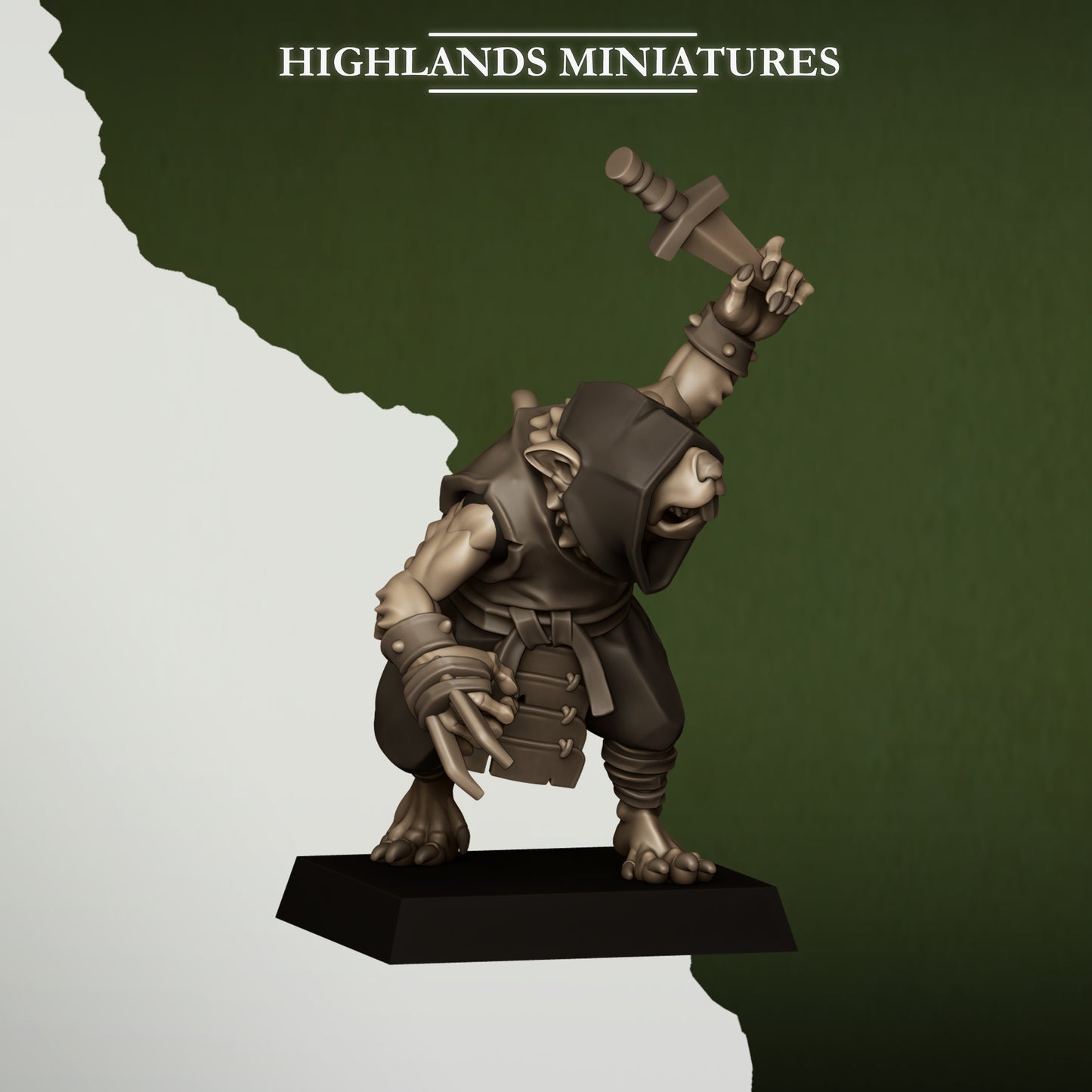 Sewer Vermin Thugs - Sewer Vermin - Highlands Miniatures